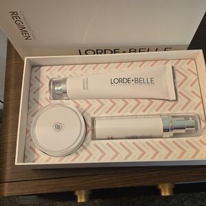 NWT Lorde + Belle Skincare Regimen